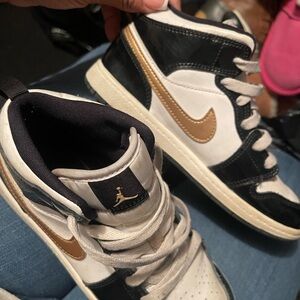 Black and white Jordan 1’s